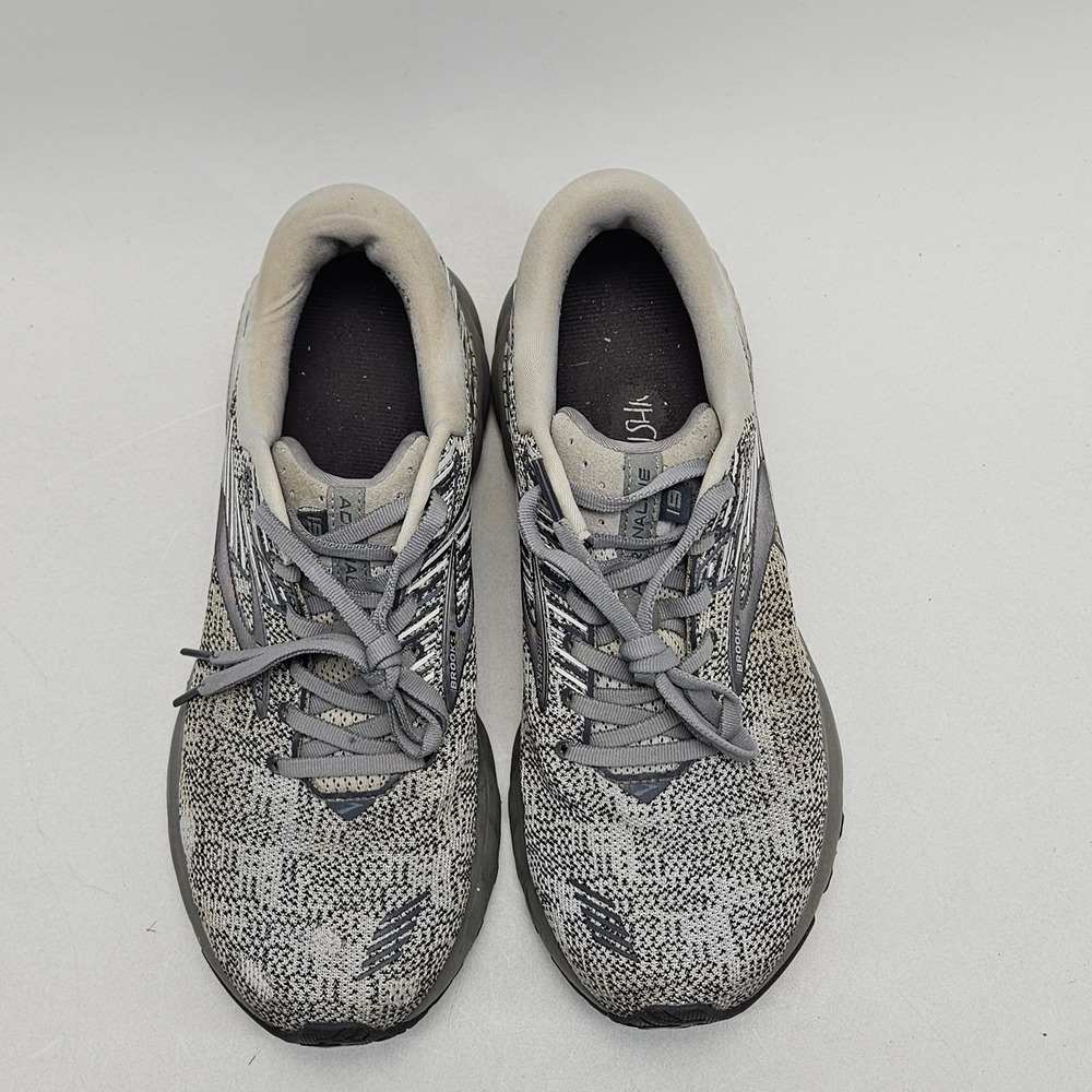 Brooks Adrenaline GTS 19 Mens Running Shoes Grey Black 1102941D126 Size 8.5 - Picture 10 of 13